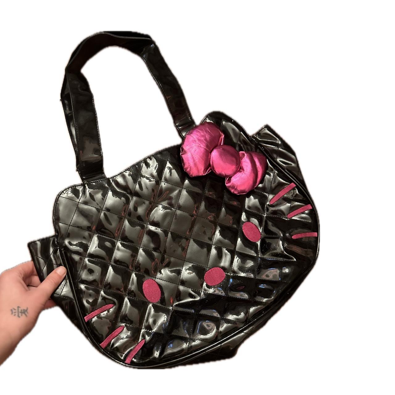 Hello kitty patent online leather bag