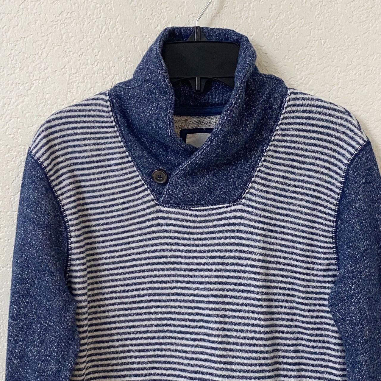 Cat & Jack Boys Size Large 1214 Blue Striped... Depop
