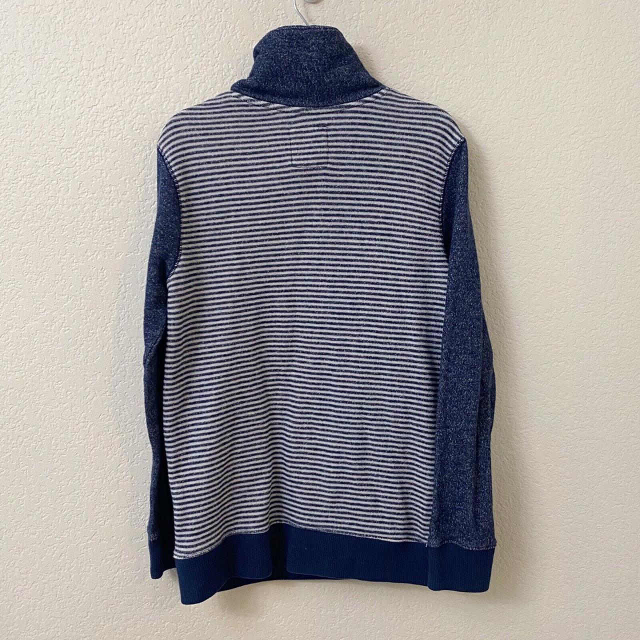 Cat & Jack Boys Size Large 1214 Blue Striped... Depop