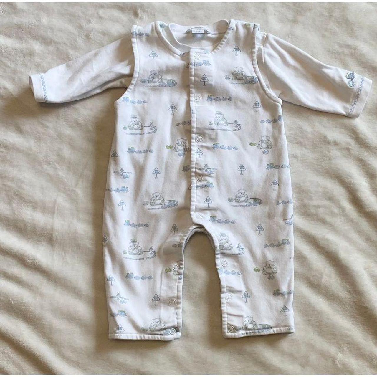 Kissy Kissy Baby Size 03 Months 2 Piece Blue White... Depop