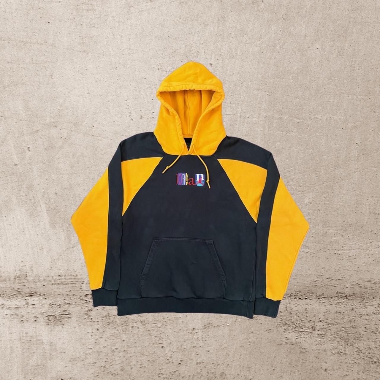 mens yellow jordan hoodie