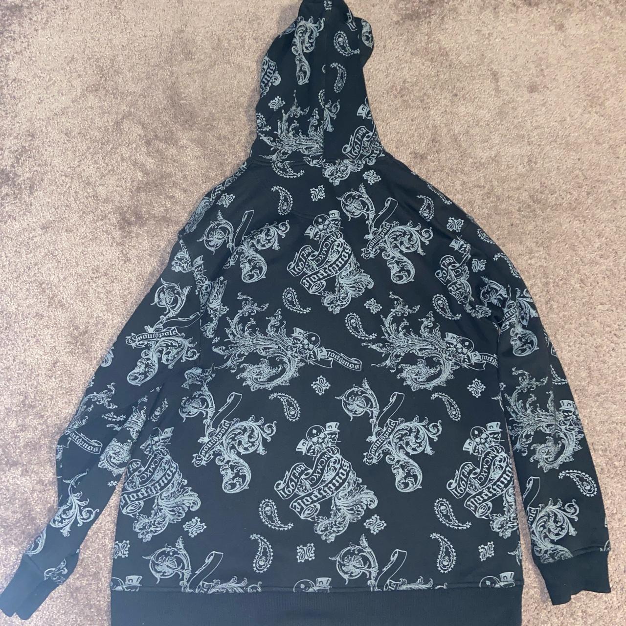 Rare Vintage Southpole skull print all over hoodie.... - Depop