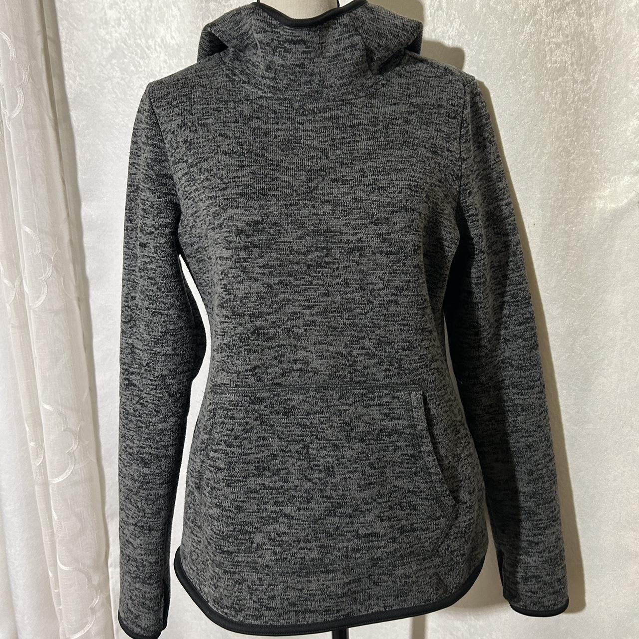 Danskin now gray and black hoodie, size small, made - Depop