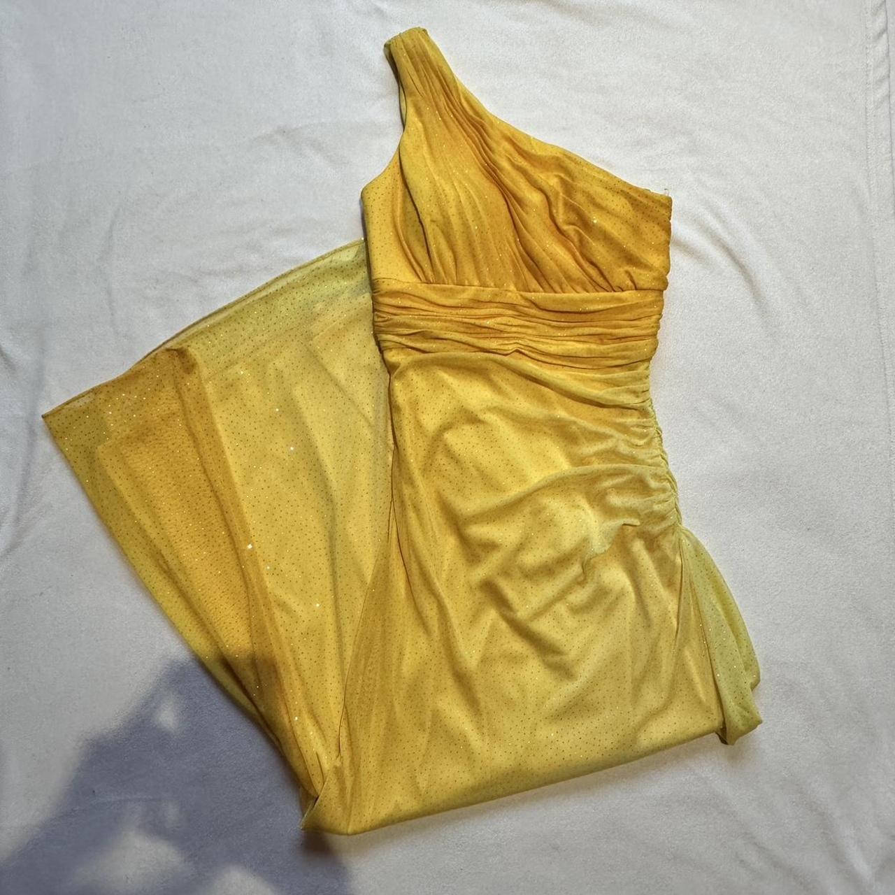 Blondie Nites Women's Yellow Dress | Depop