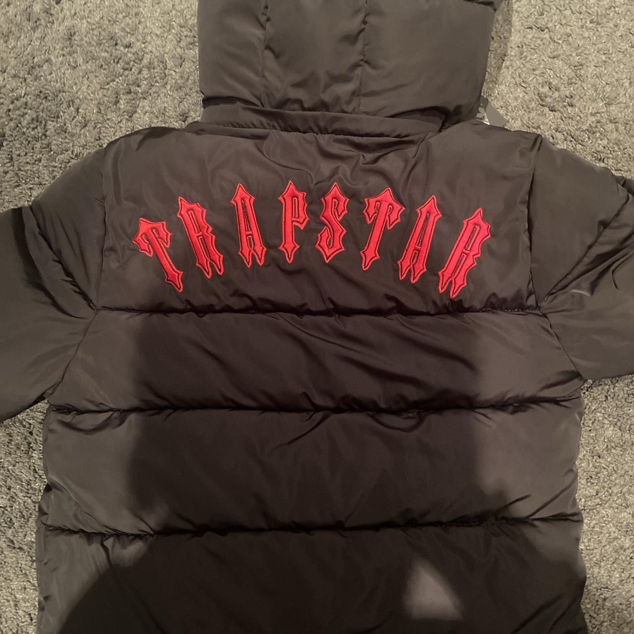 NEW TRAPSTAR IRONGATE BOMBER JACKET - BLACK/INFRARED - Depop