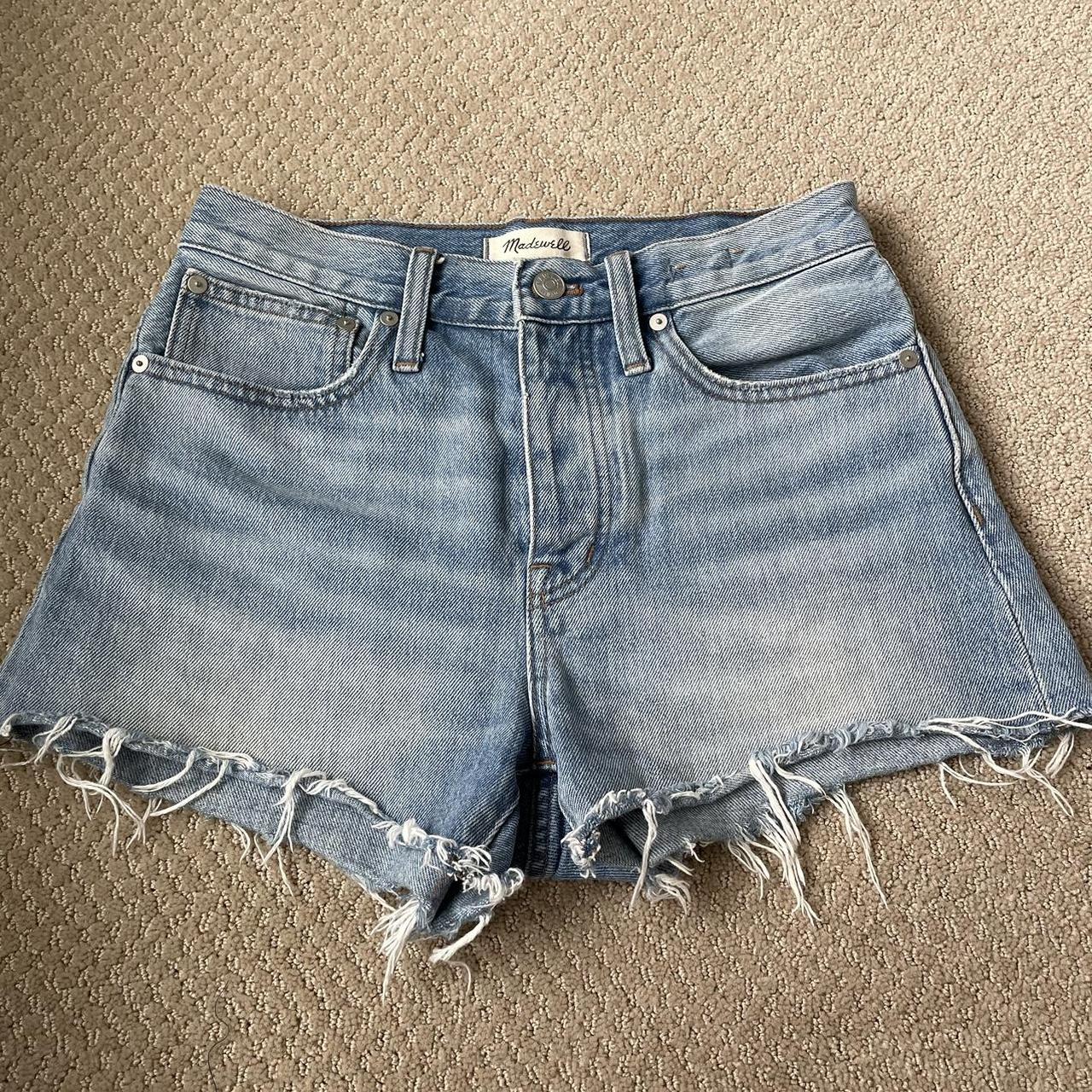 Madewell Women's Blue Shorts | Depop