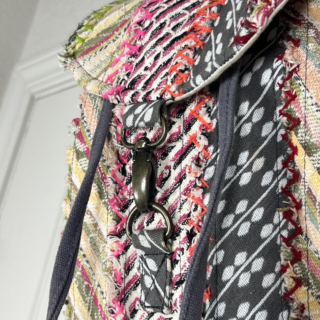 Women's Bag - Multi – Unique patchwork backpack w… - image 3