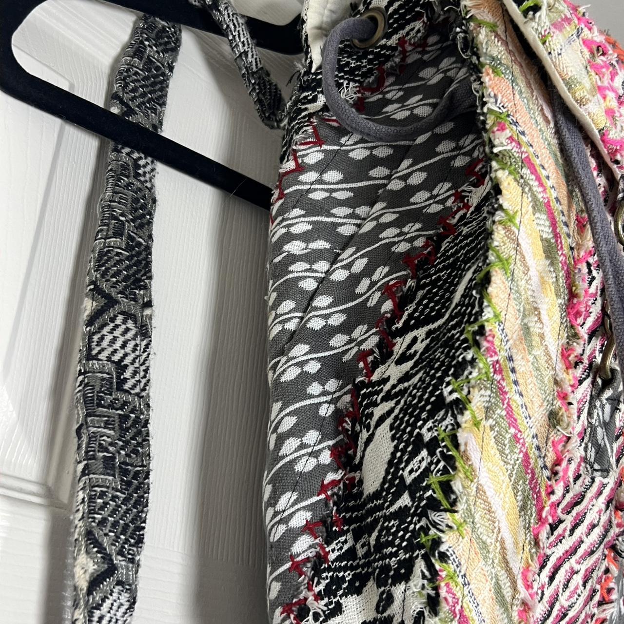 Women's Bag - Multi – Unique patchwork backpack w… - image 5