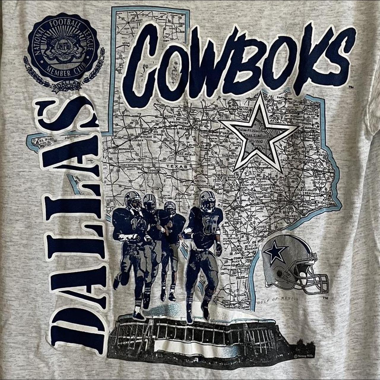 Vintage Nutmeg Dallas Cowboys Crewneck - Depop