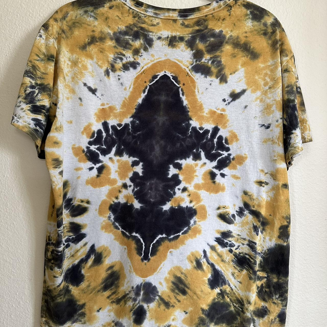 New Orleans Saints Reverse Tie Dye Shirt/saints Bleached 