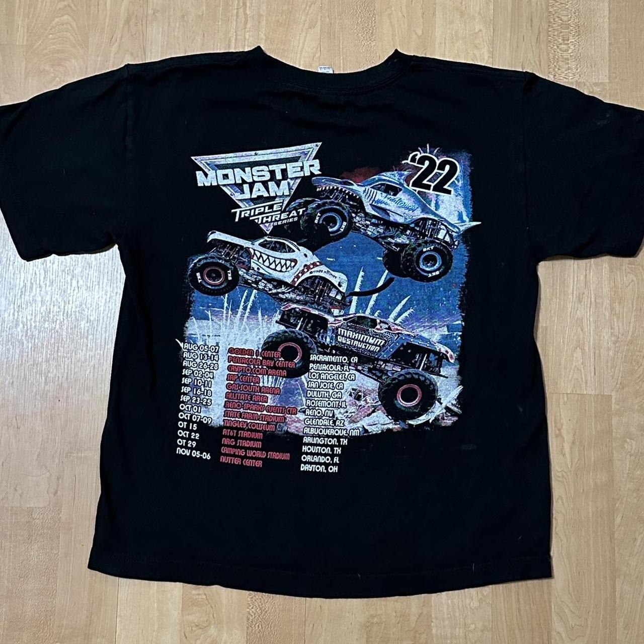 Grave Digger Monster Jam black and green... | Depop