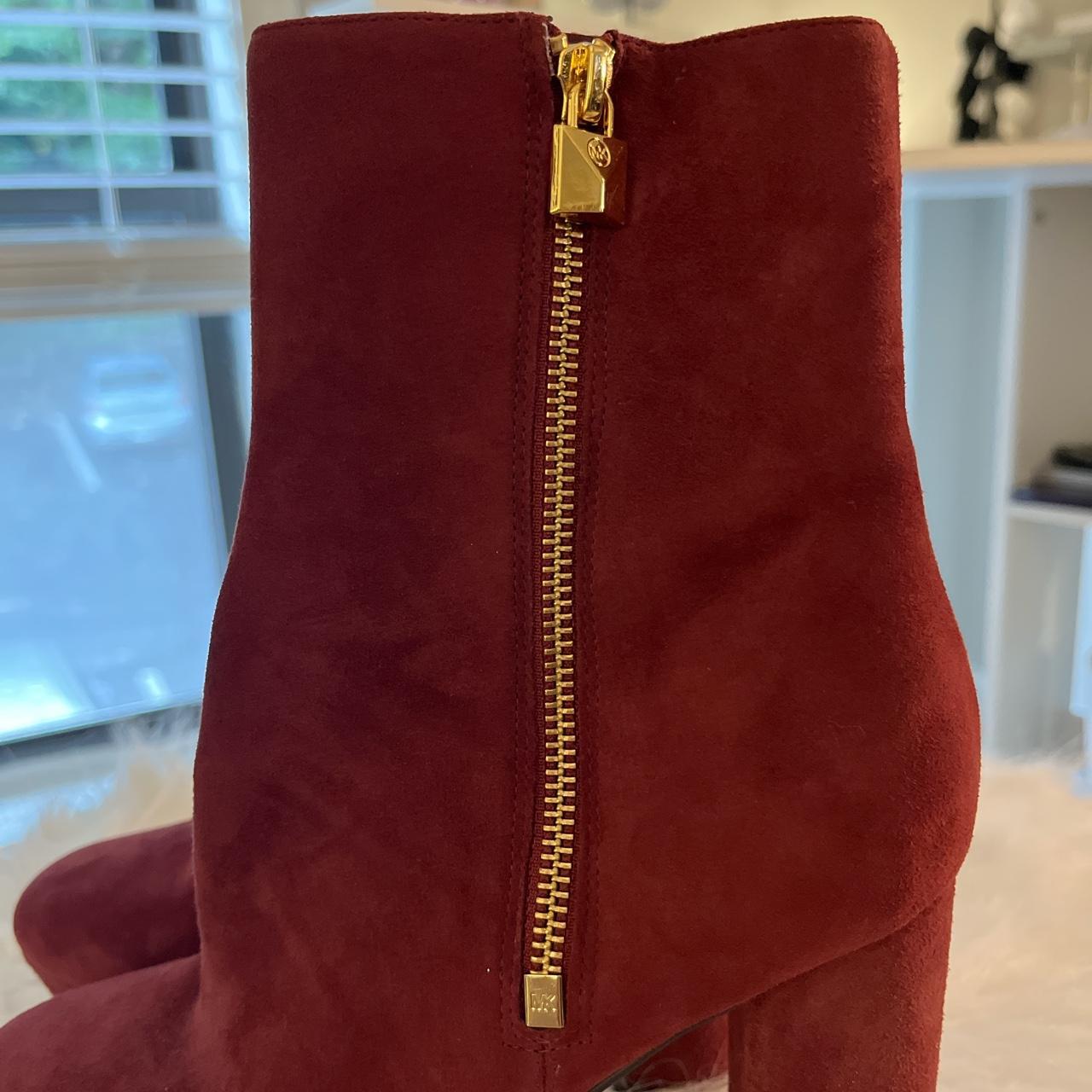 Michael kors outlet burgundy boots