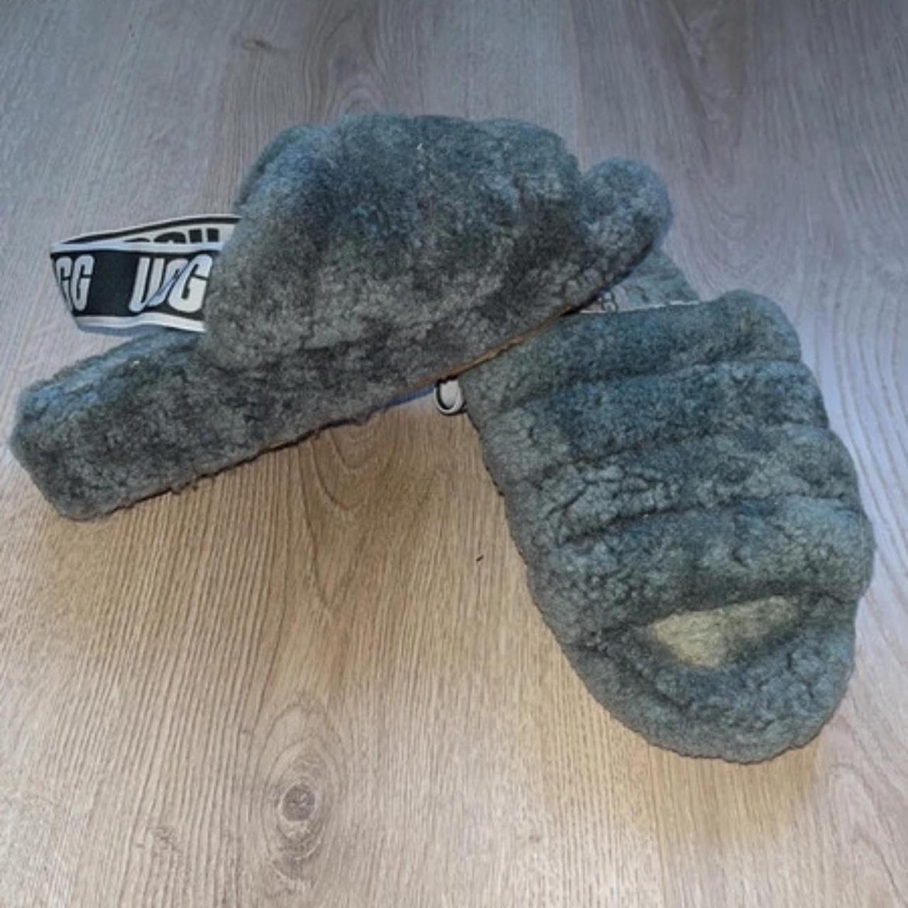 Grey Ugg Slippers Size 3. Great condition and still Depop