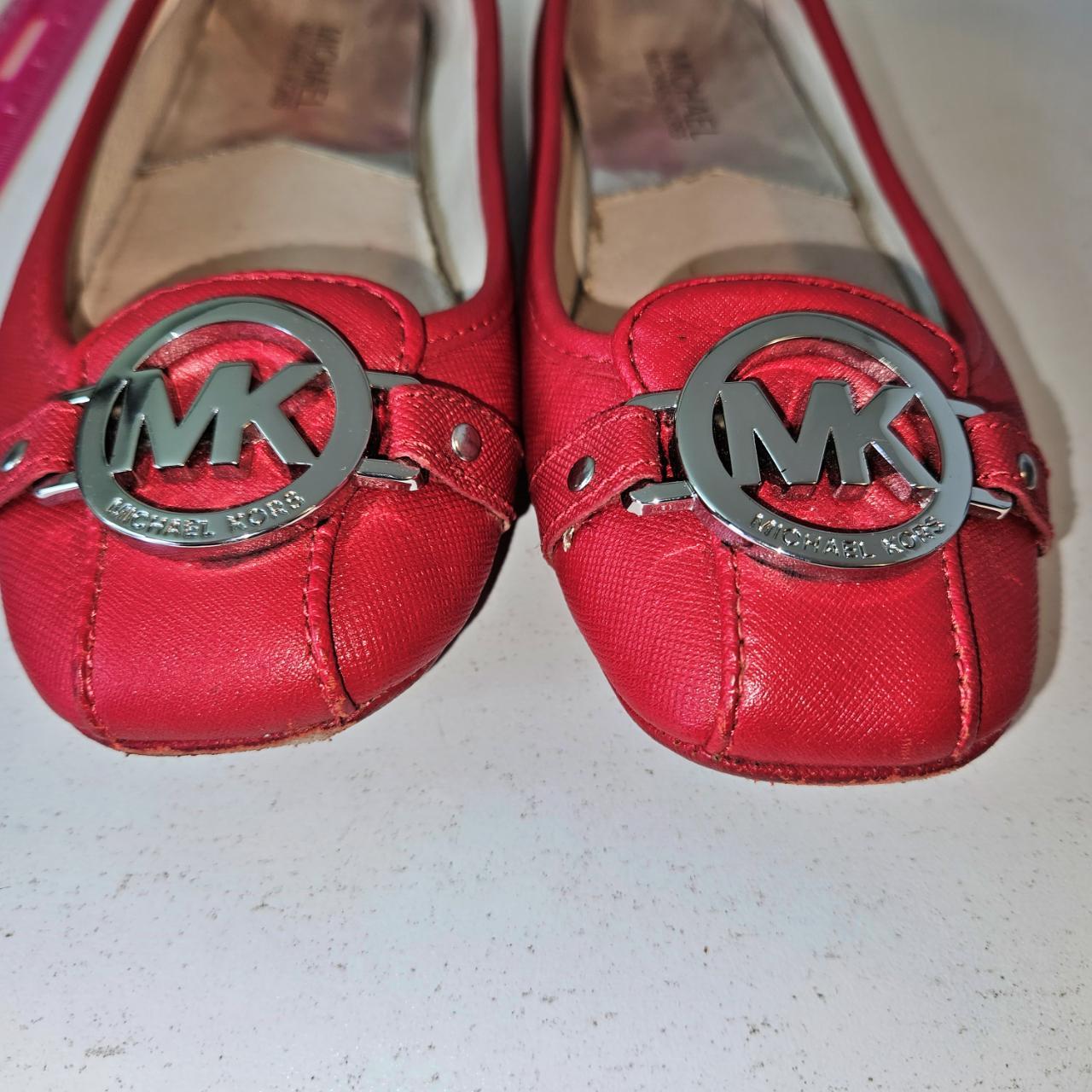 Michael kors fulton on sale flats red