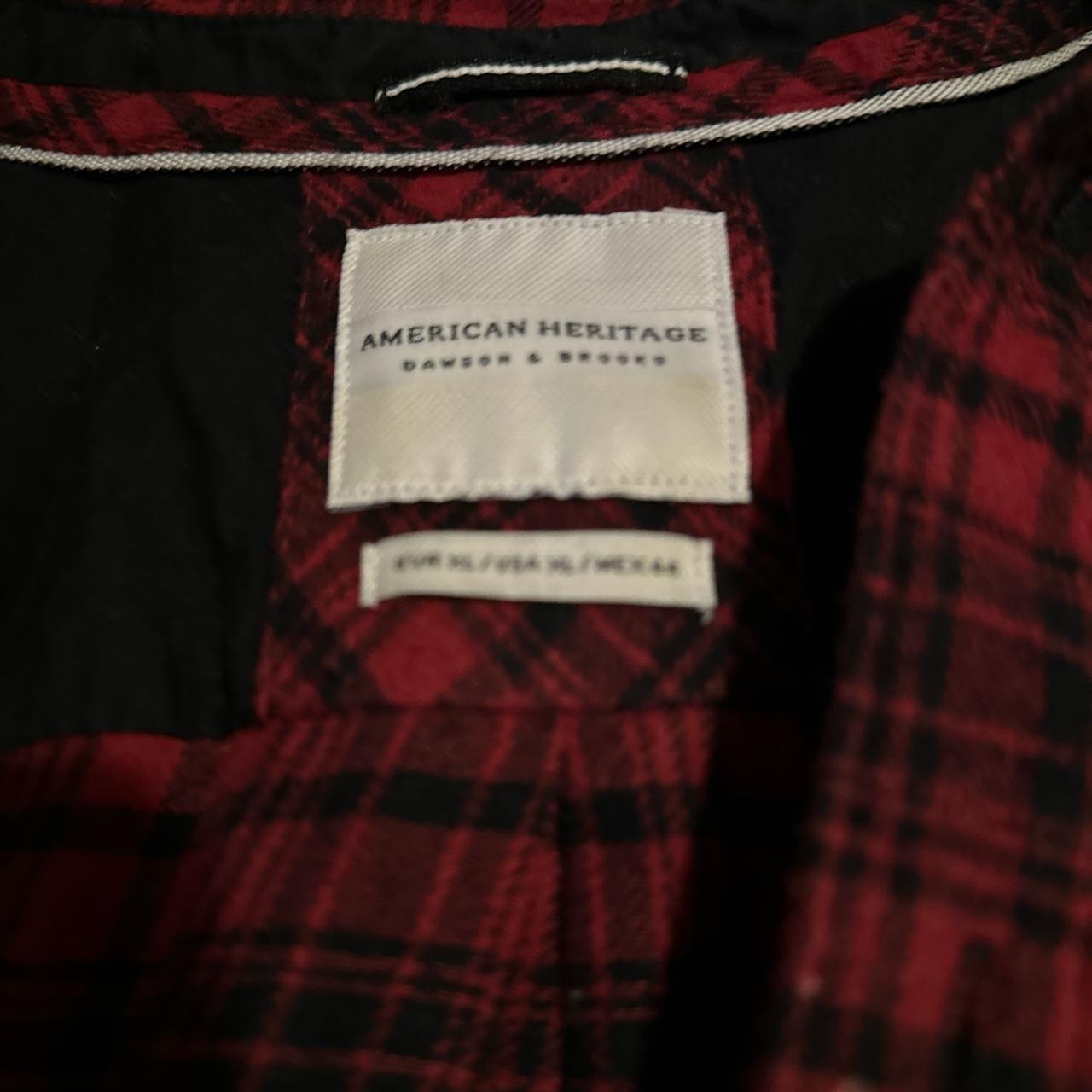 American Heritage Textiles Men's Black and Burgundy Jacket (2)