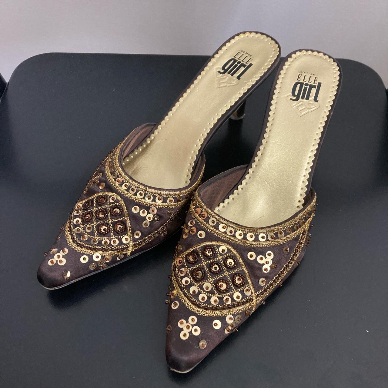 ELLE Women's Brown and Gold Courts