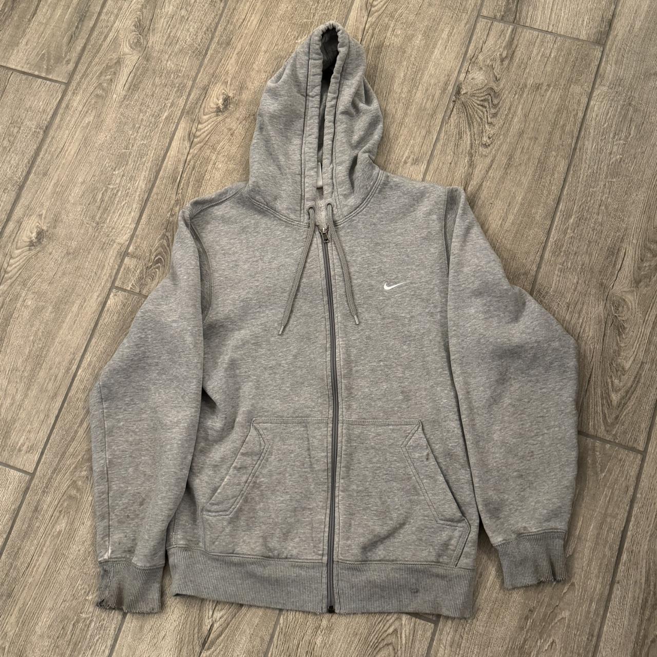 light grey nike zip up