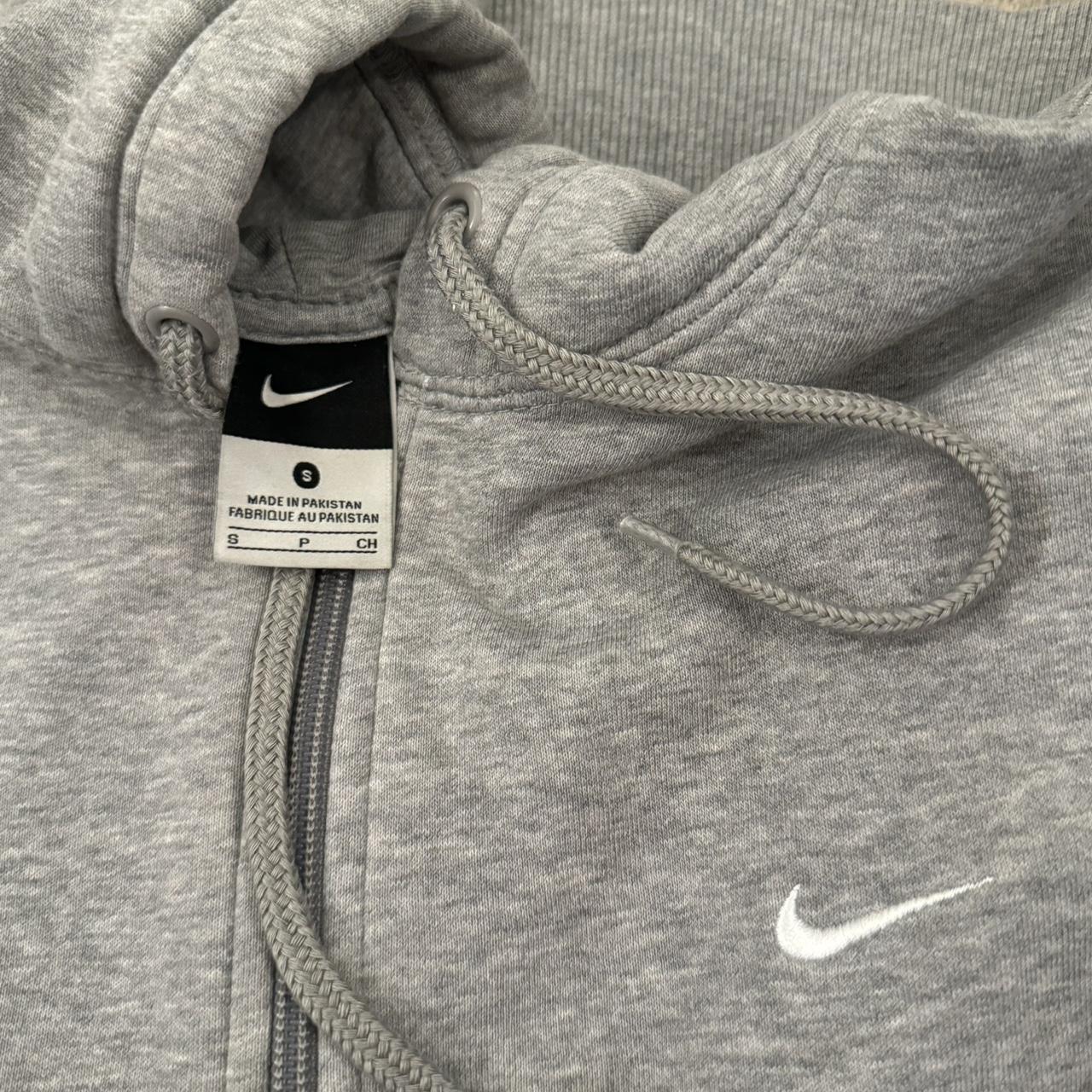 nike zip up grey