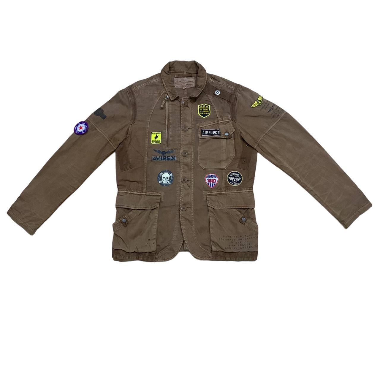 Avirex Custom Patches Military Jacket , Great used...