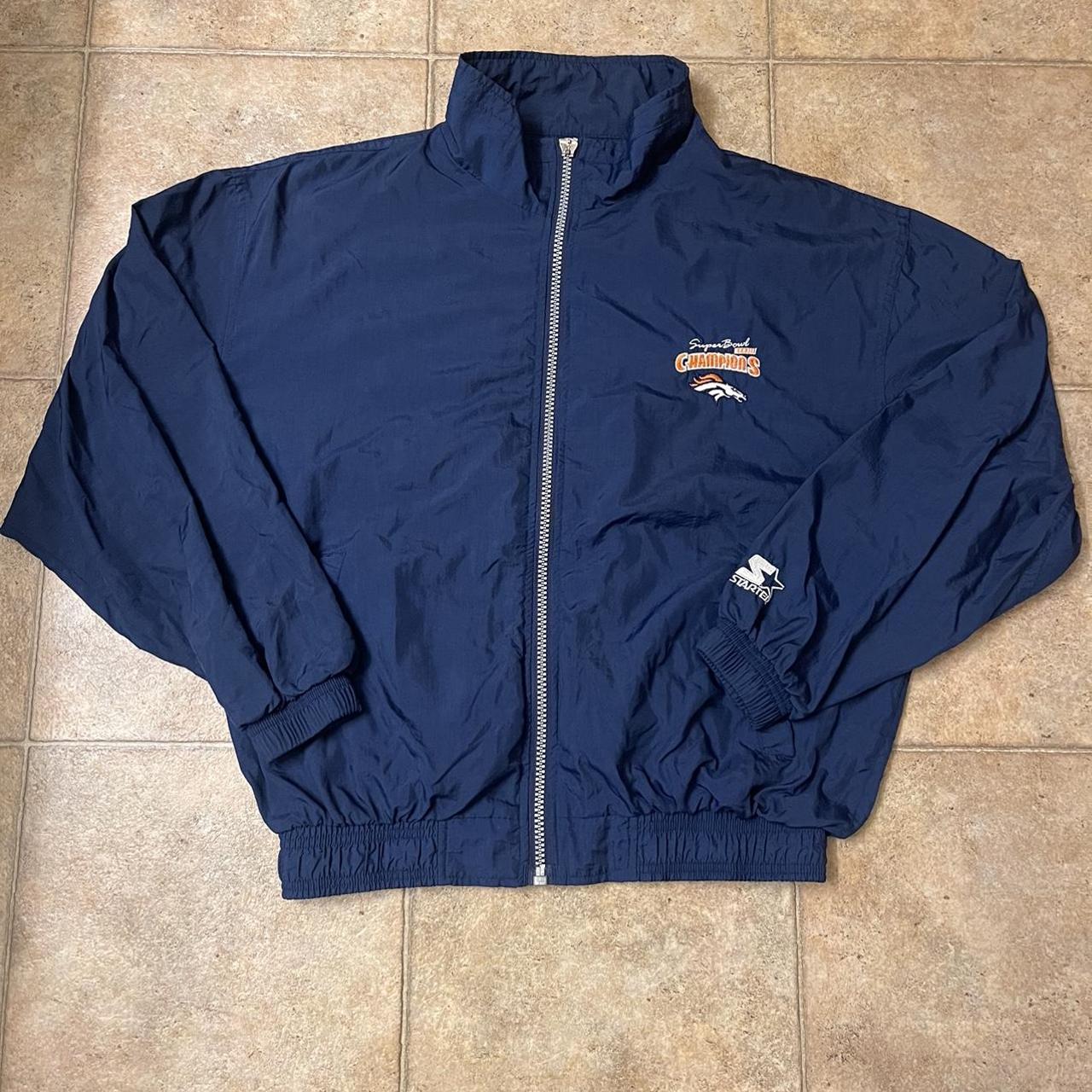 Vintage 90s Denver Broncos Starter bomber jacket - Depop