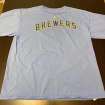 Vintage MLB Milwaukee Brewers Braun T-Shirt - XL