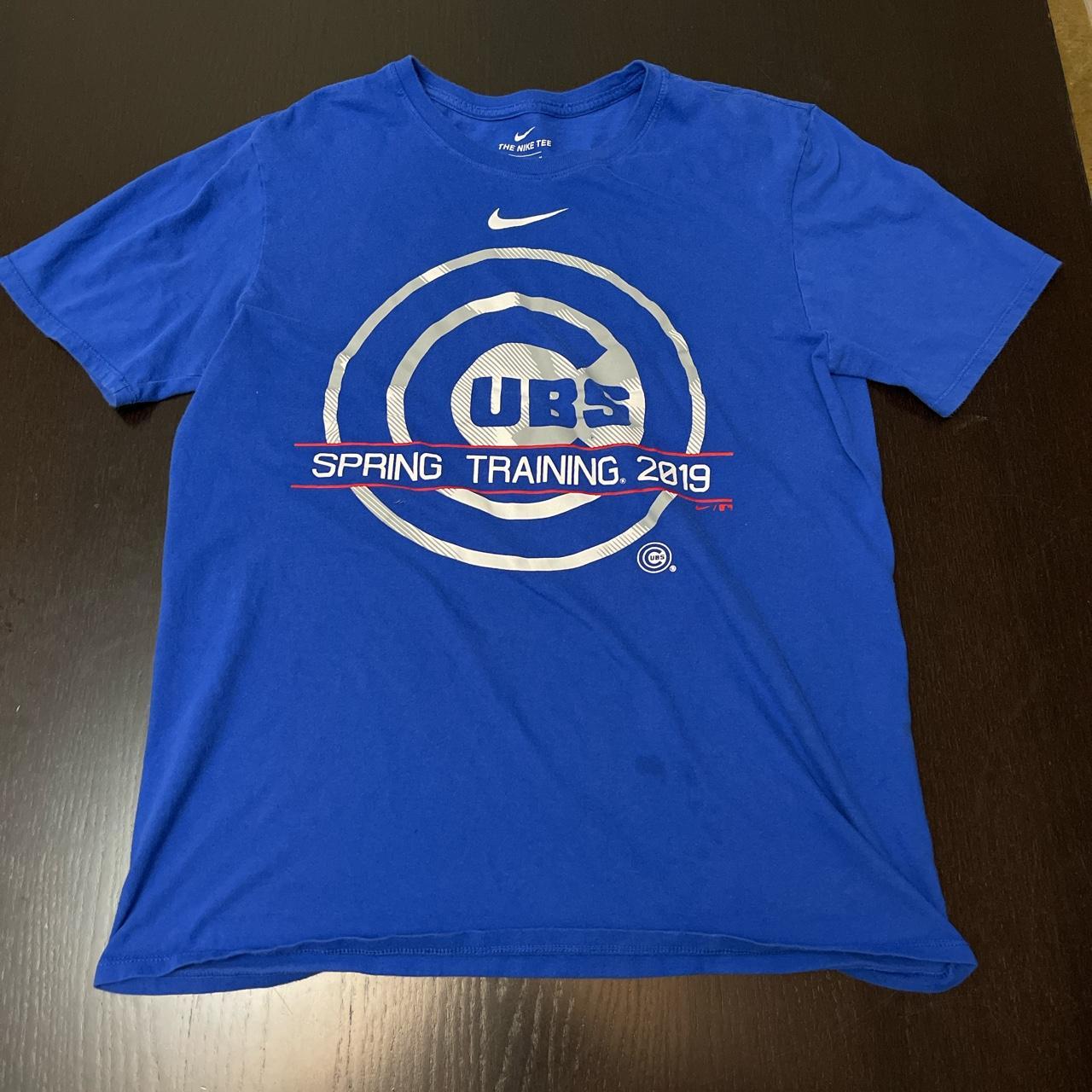 Chicago cubs mlb spring training t-shirt, size - Depop