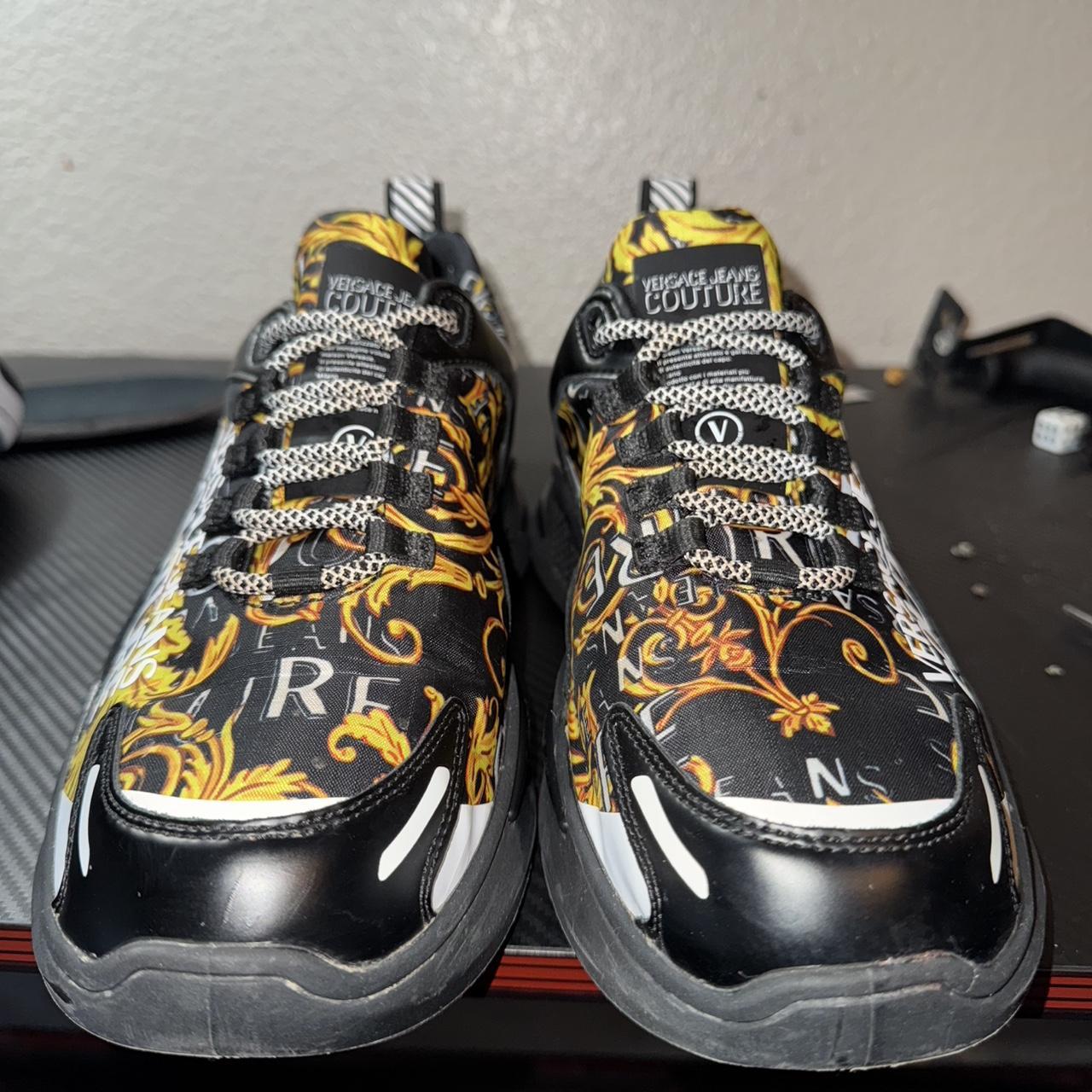 Versace Jeans Couture Men's Sneakers Black/Multi US 10