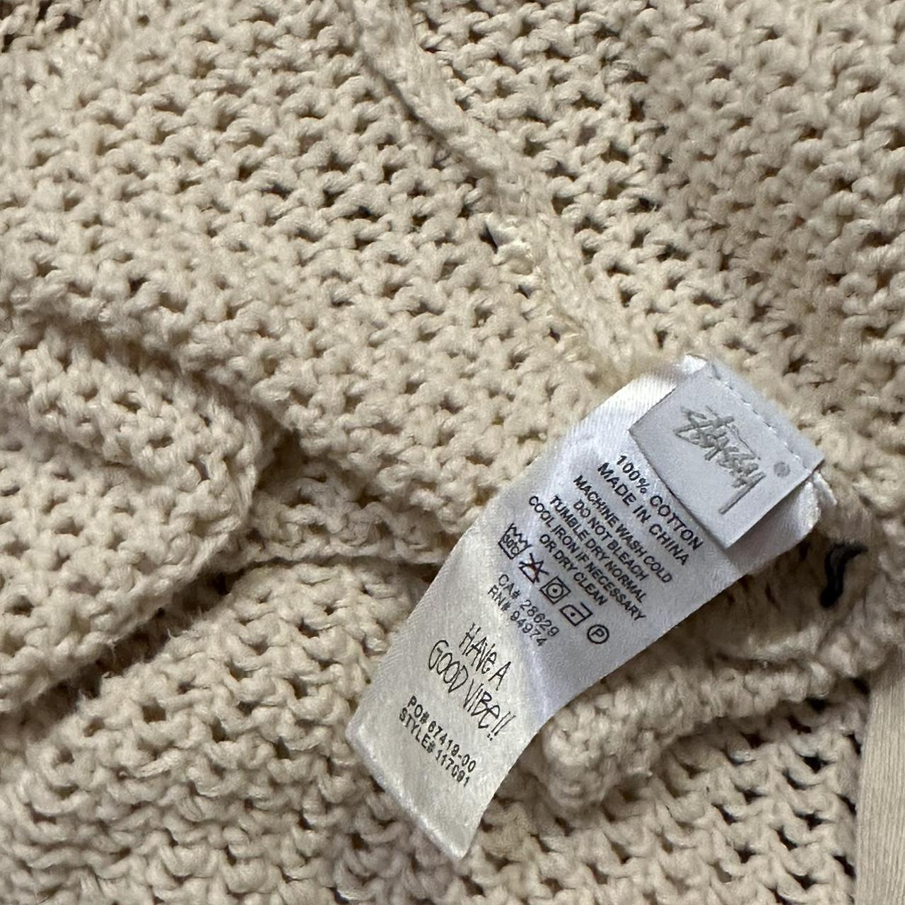 STÜSSY MESH ZIP HOODIE size small worn a couple | Depop
