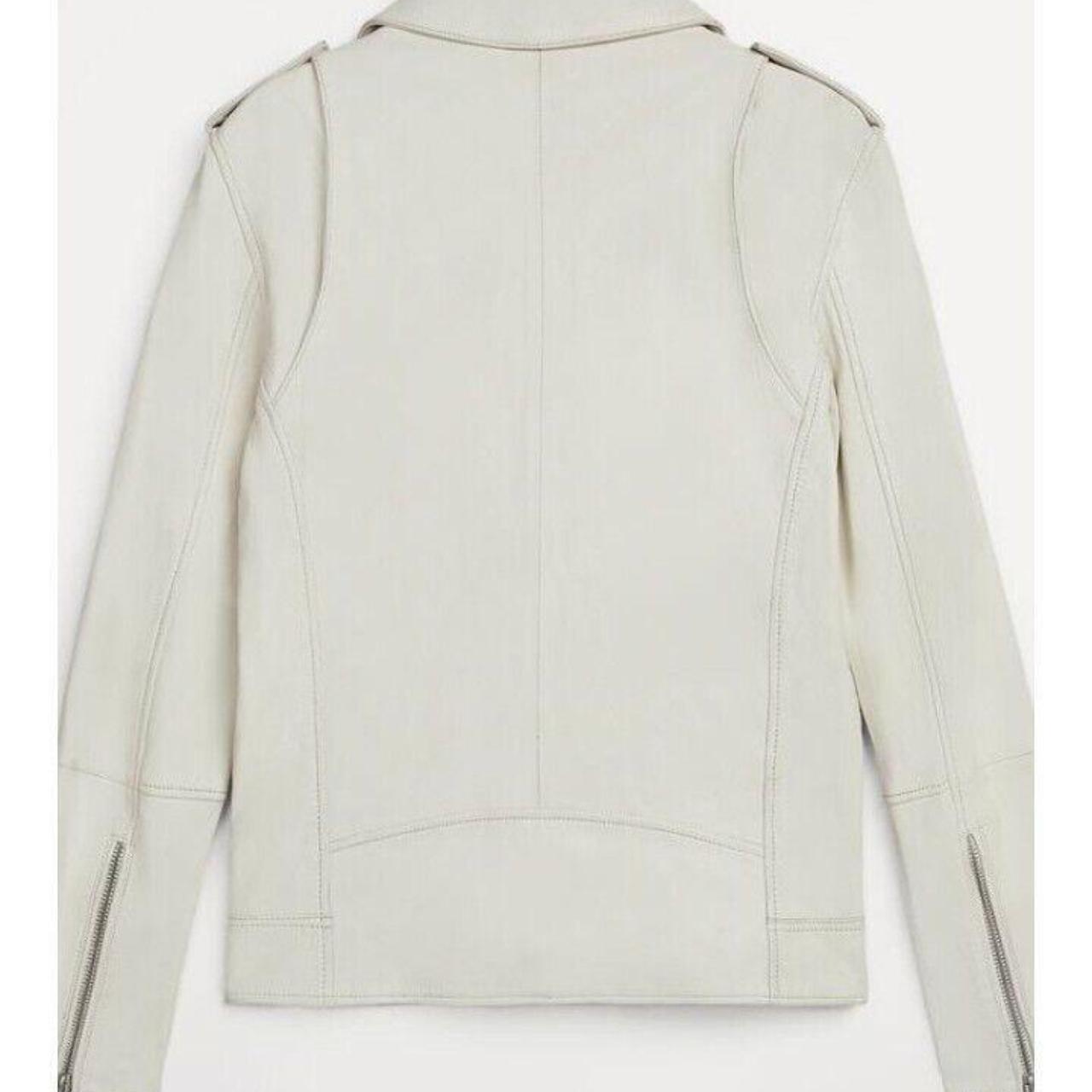 Zara Women's White Jacket Depop