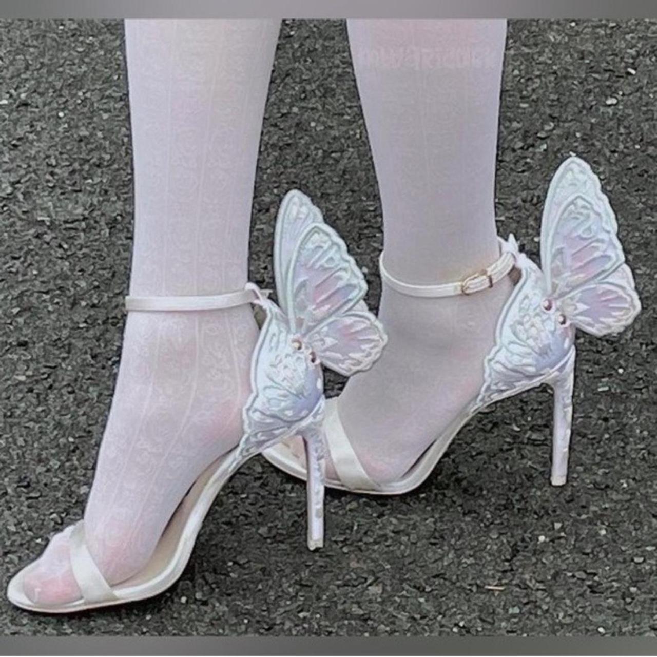 Sophia webster best sale pink butterfly heels