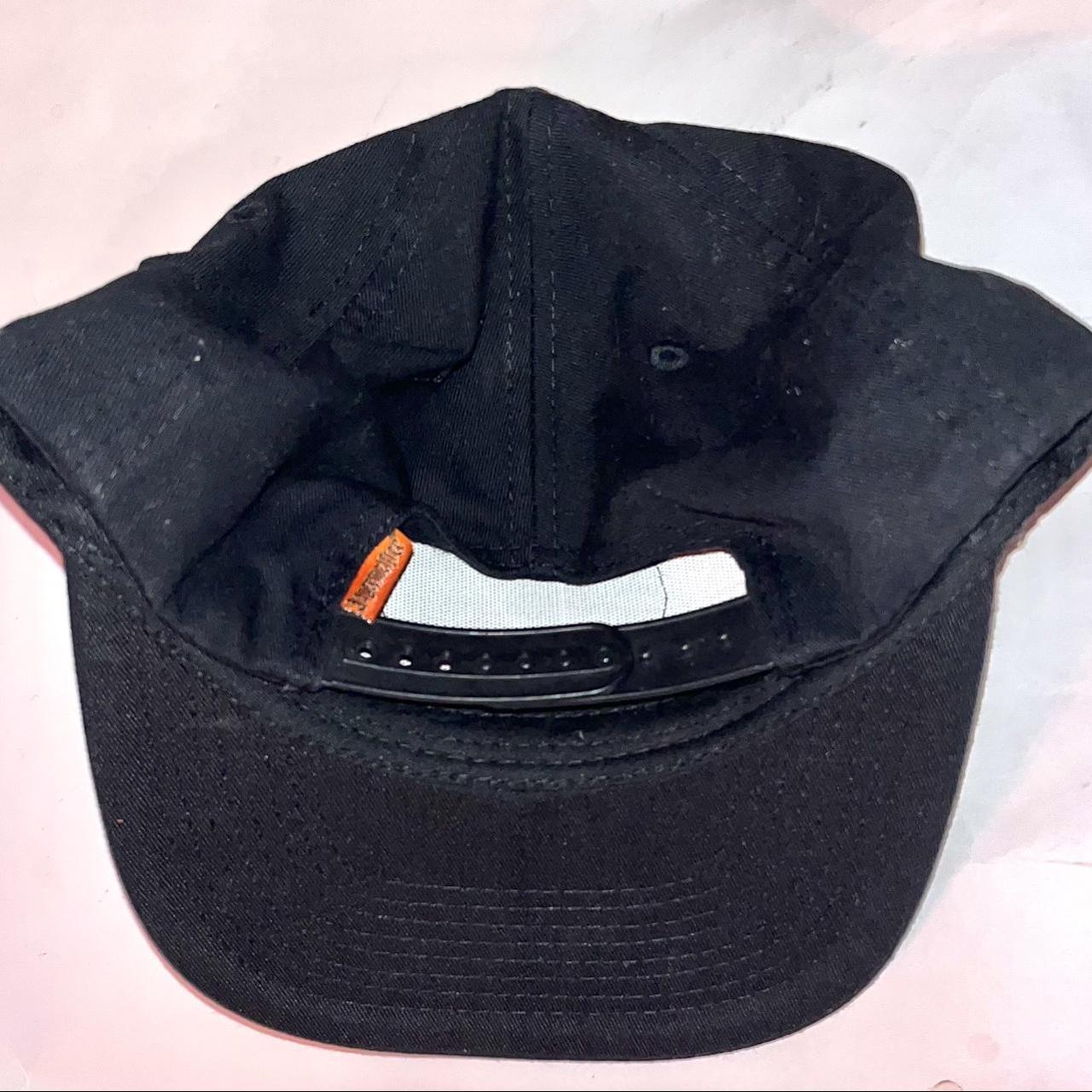 Jaeger Men's Black and Gold Hat | Depop