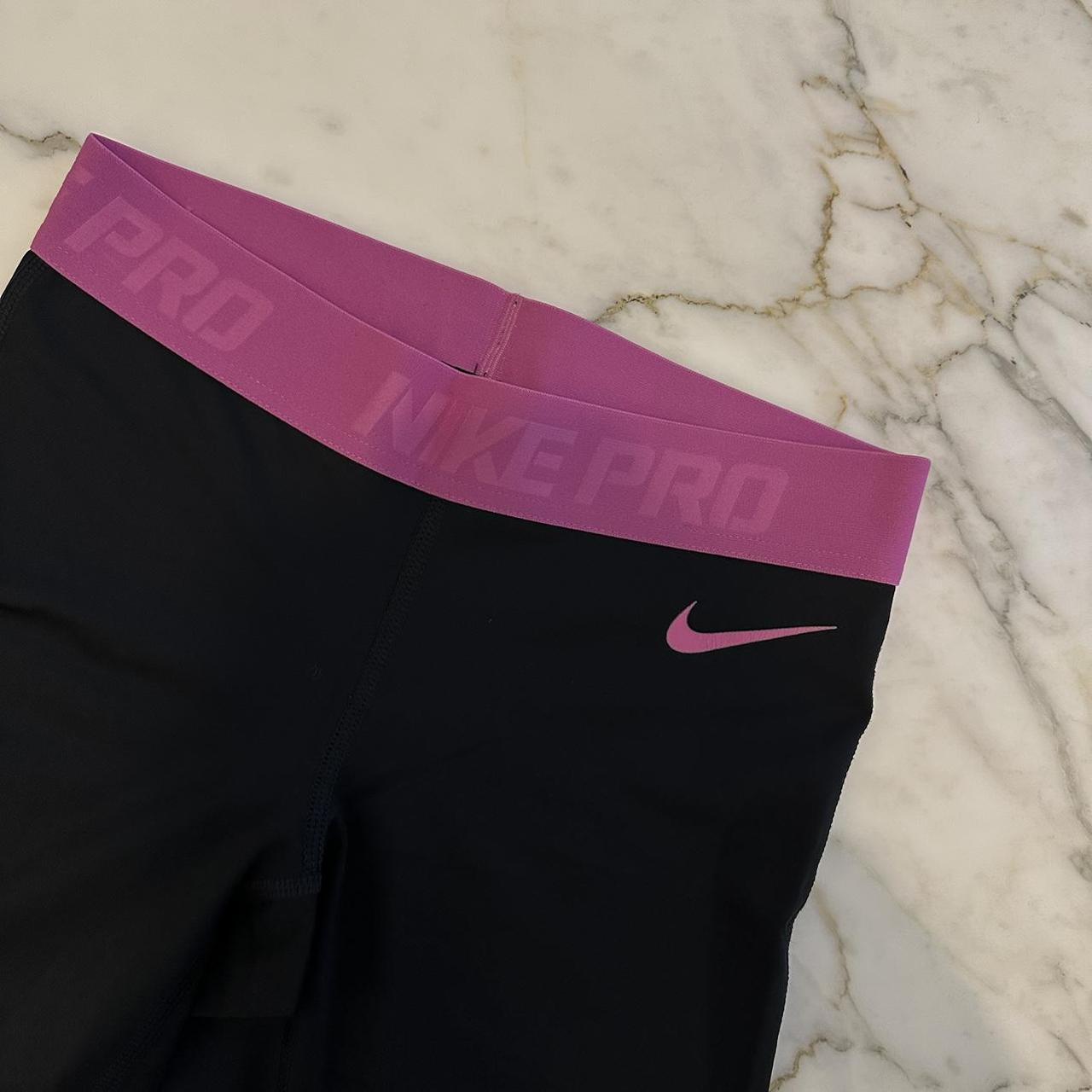 Black Nike Pro 34 Leggings Small Blackpink Depop