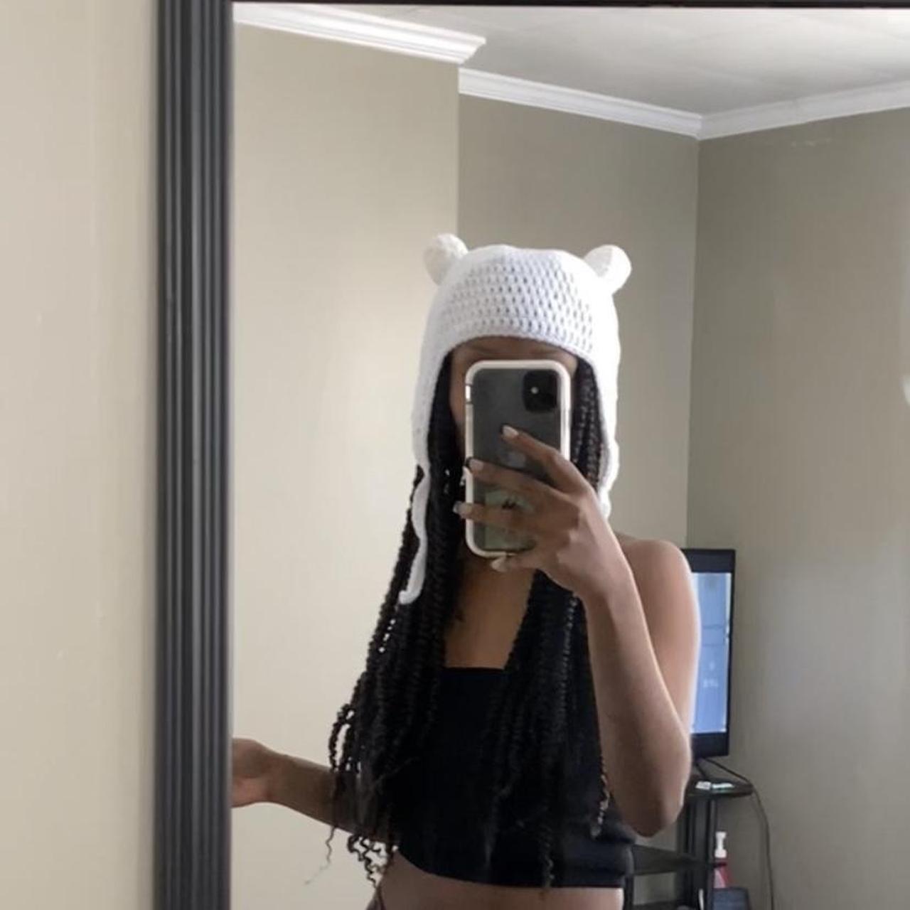 Crochet Finn Hat Finn the Human White crochet hat Depop