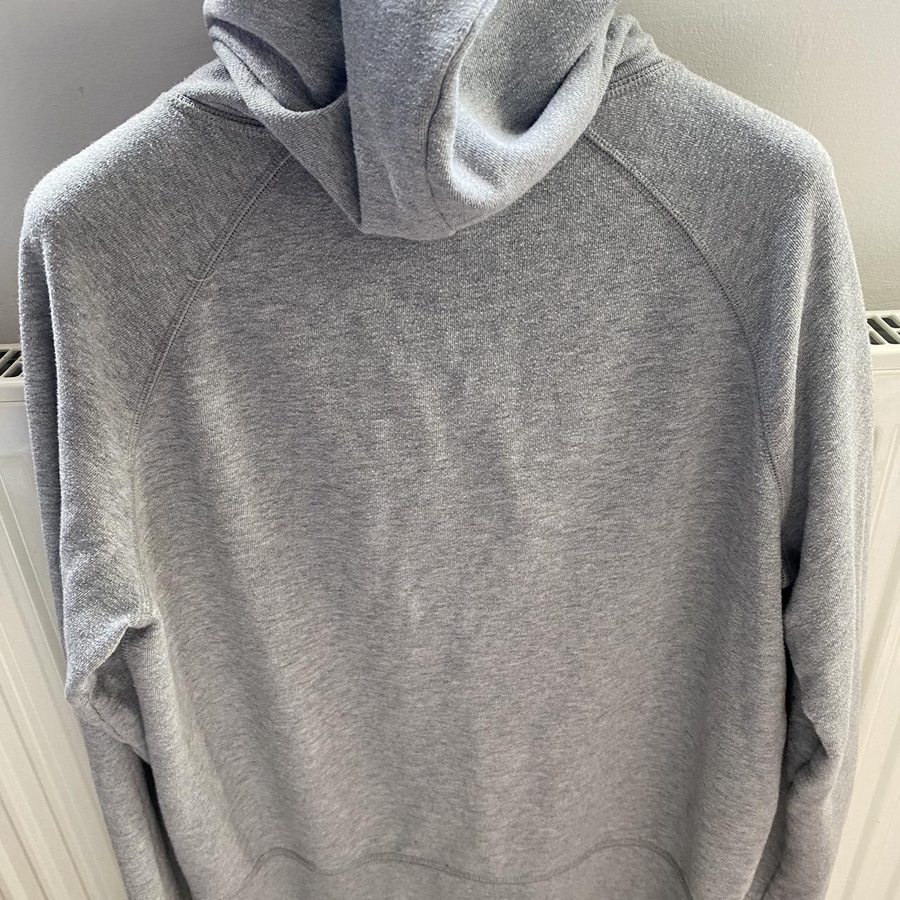 Gap Women's Grey and Pink Hoodie | Depop