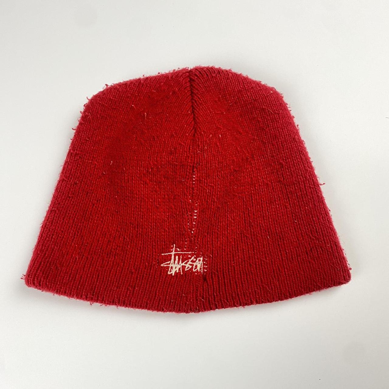 Stussy Basic Red Stussy Beanie Rare 90s Stussy Beanie Red One Size