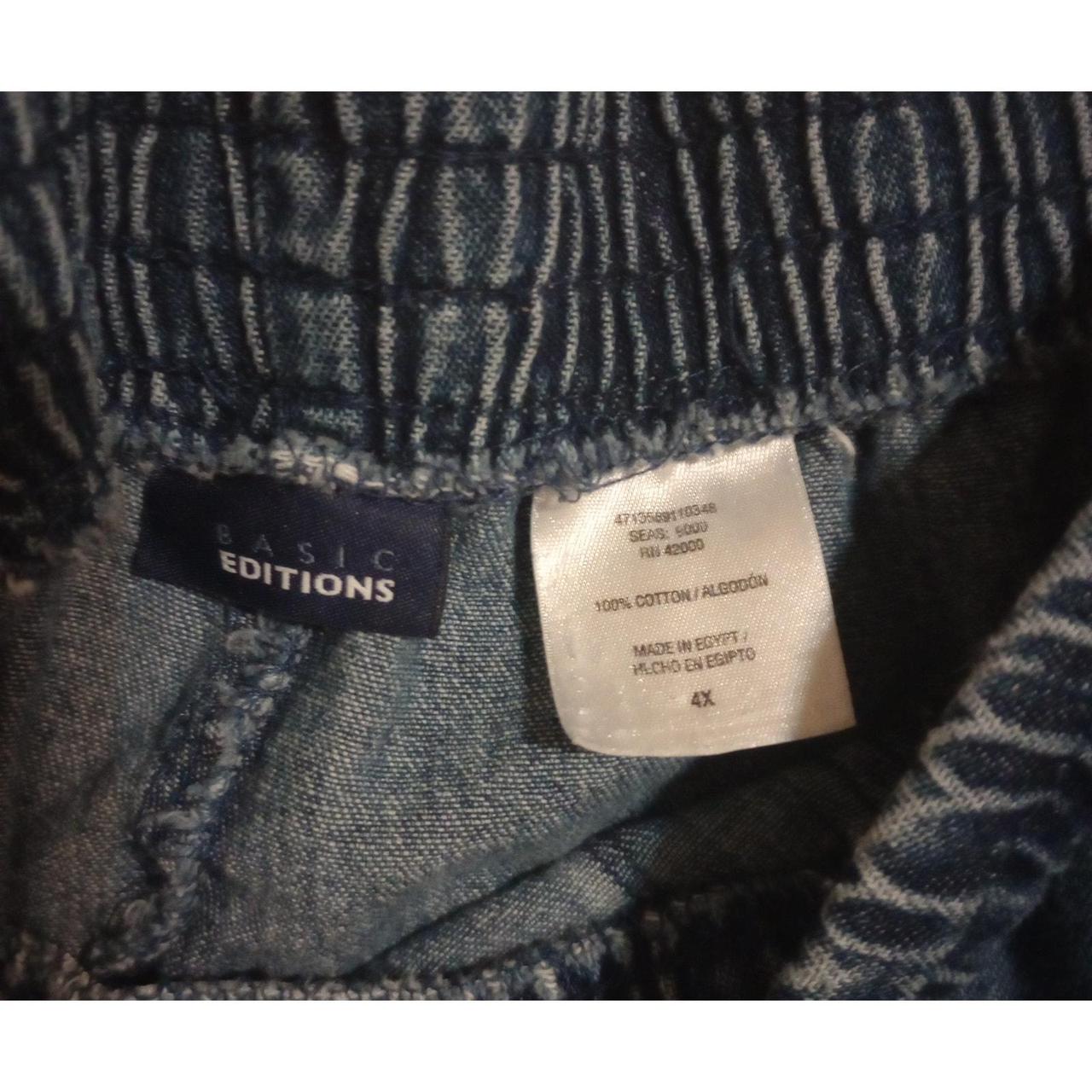 Basic Editions Women's Jeans - Blue - 4XL – Basic… - image 3