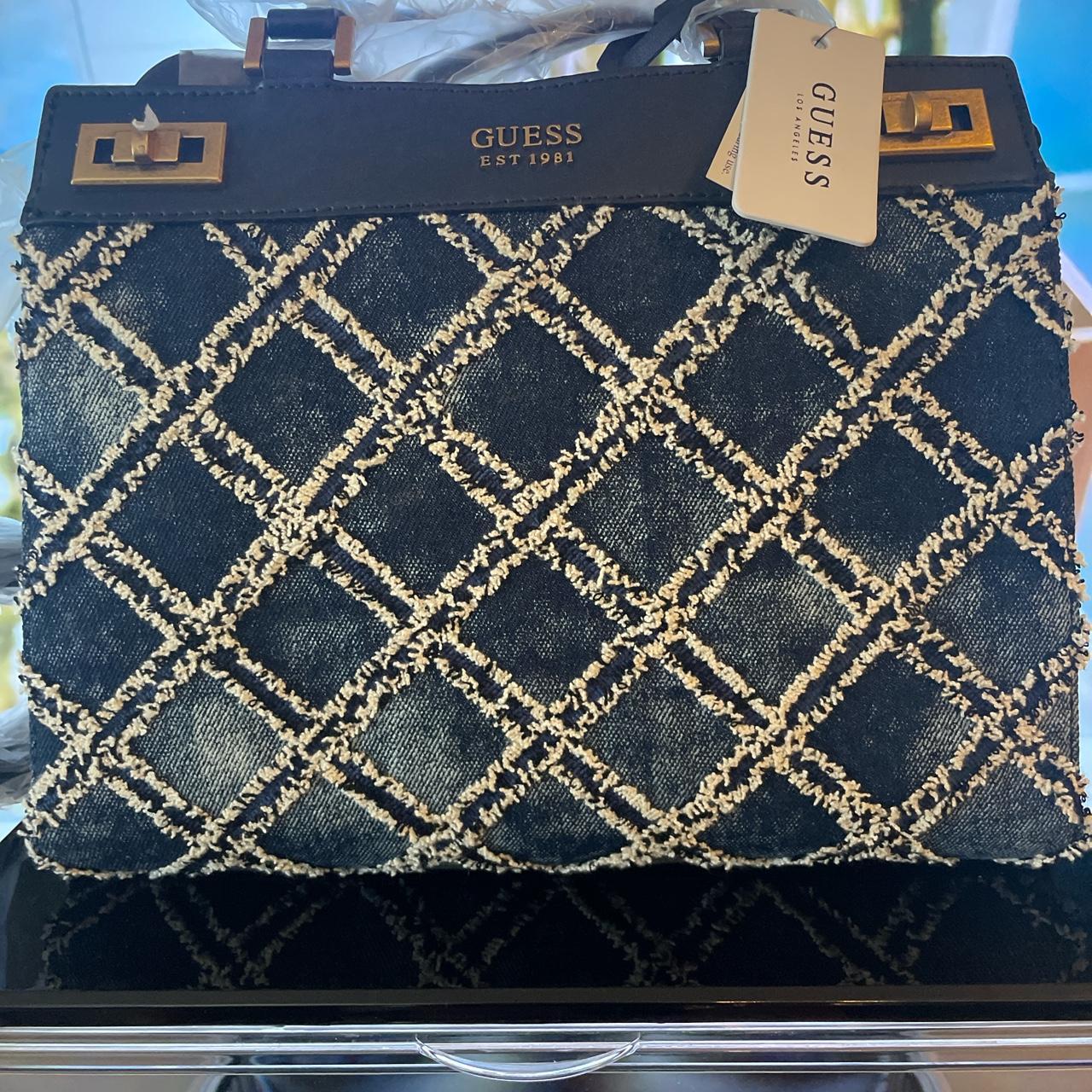 Guess “Katey” Tote Bag Denim Multi Depop