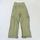 Hevron women's preloved designer green and khaki chic minimalist techwear trousers
