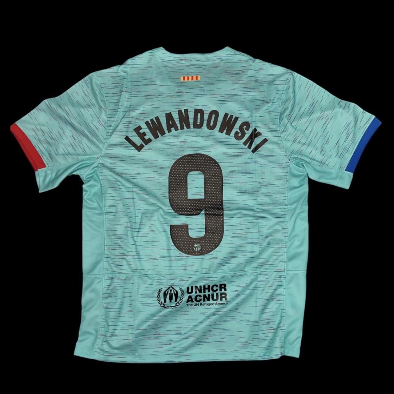 Nike Men's T-shirt Blue/Red L – 23/24 FC Barcelona 3rd kit