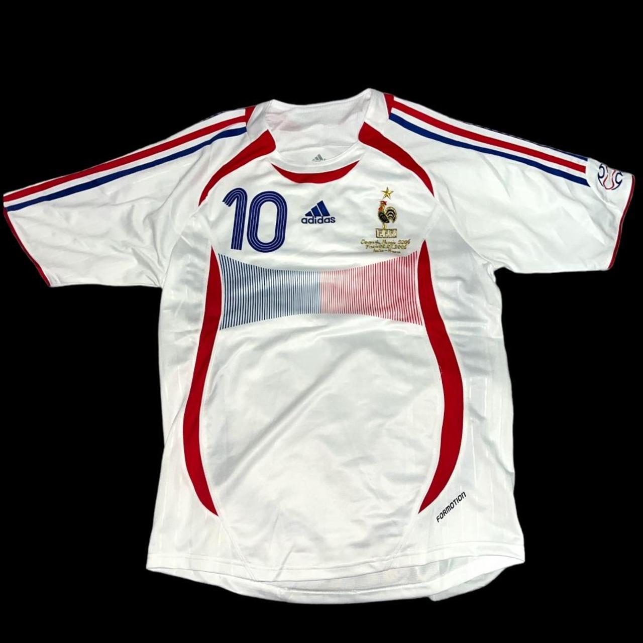 2006 Adidas France home kit x Zidane 🇫🇷 Size: Medium - Depop