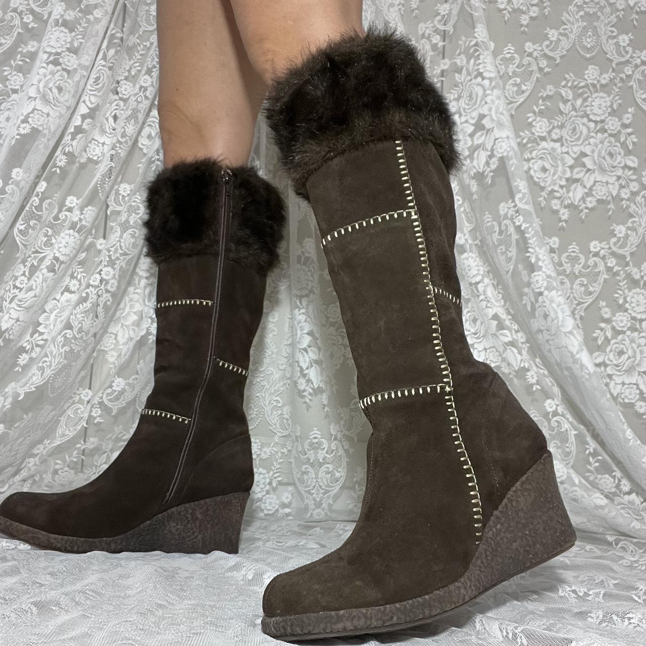 Faith suede store knee high boots