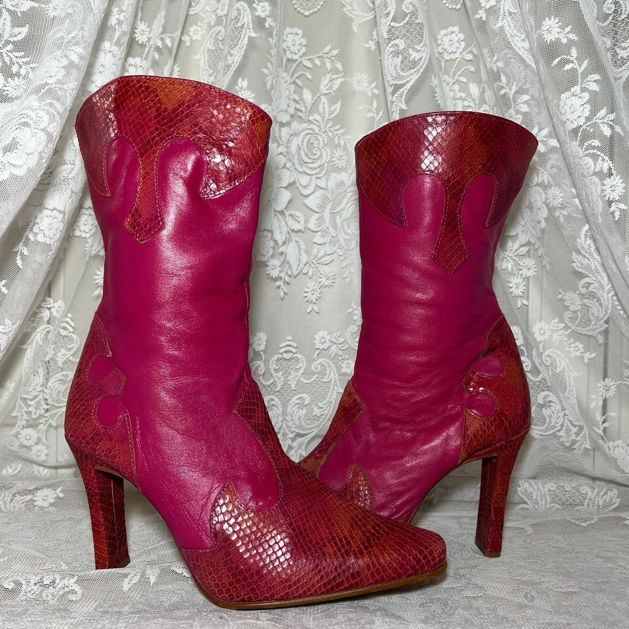 Vintage Faith Cowboy Boots UK 6 39 US 8