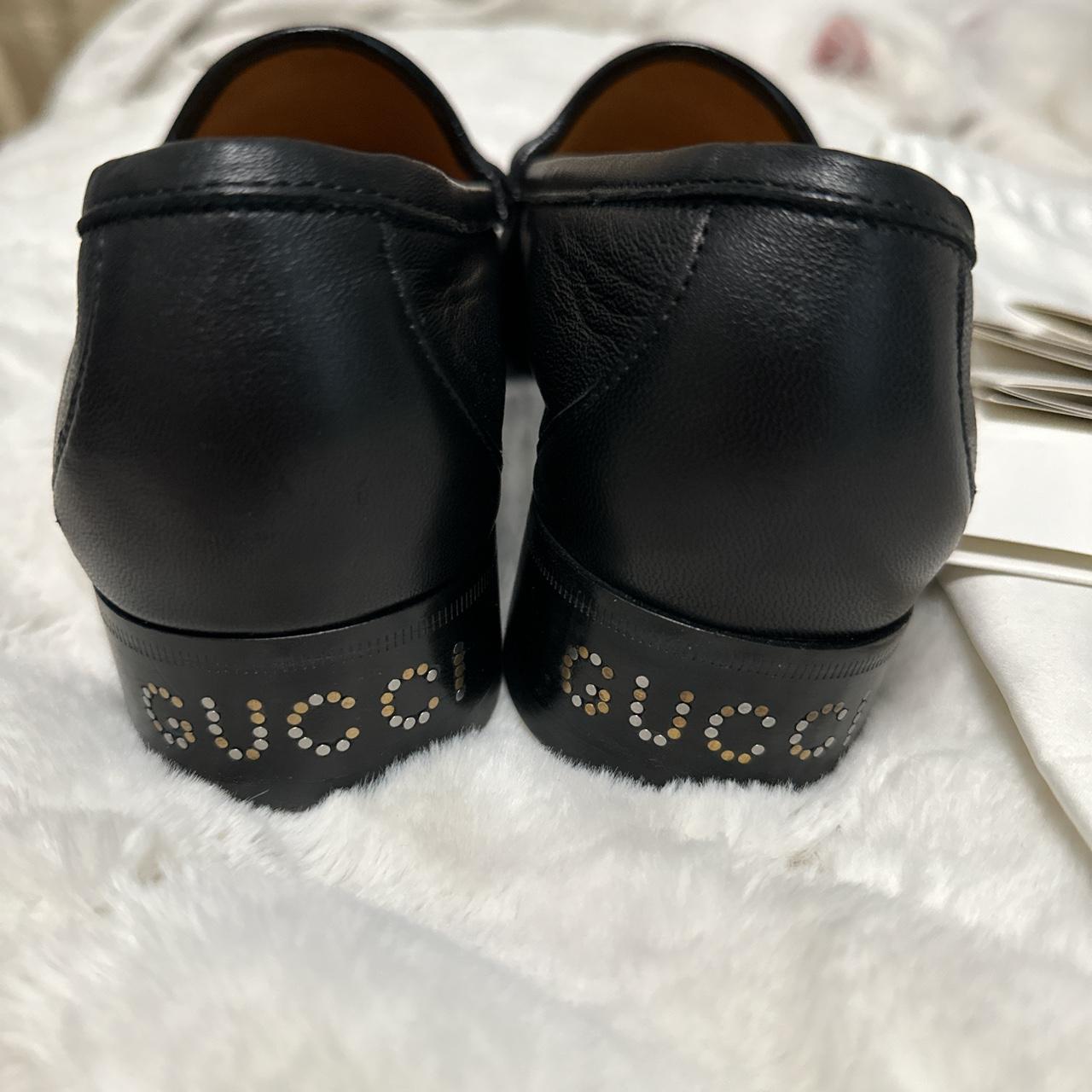 mens black gucci loafers