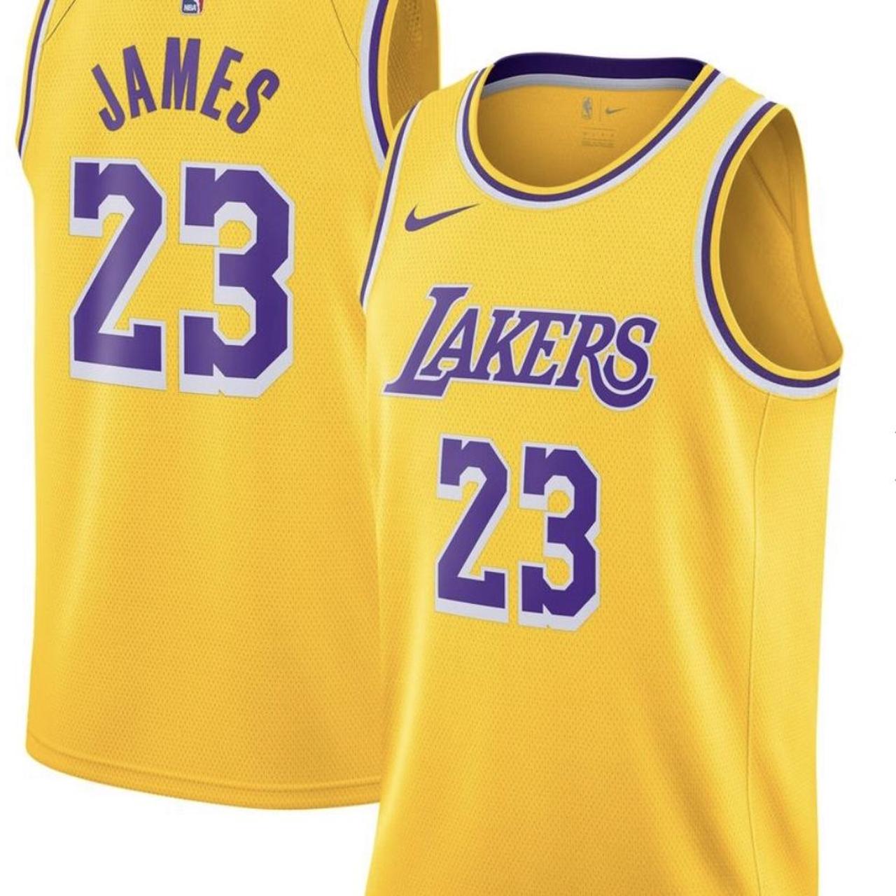 LEBRON JAMES LAKERS SWINGMAN JERSEY NIKE WISH - Depop