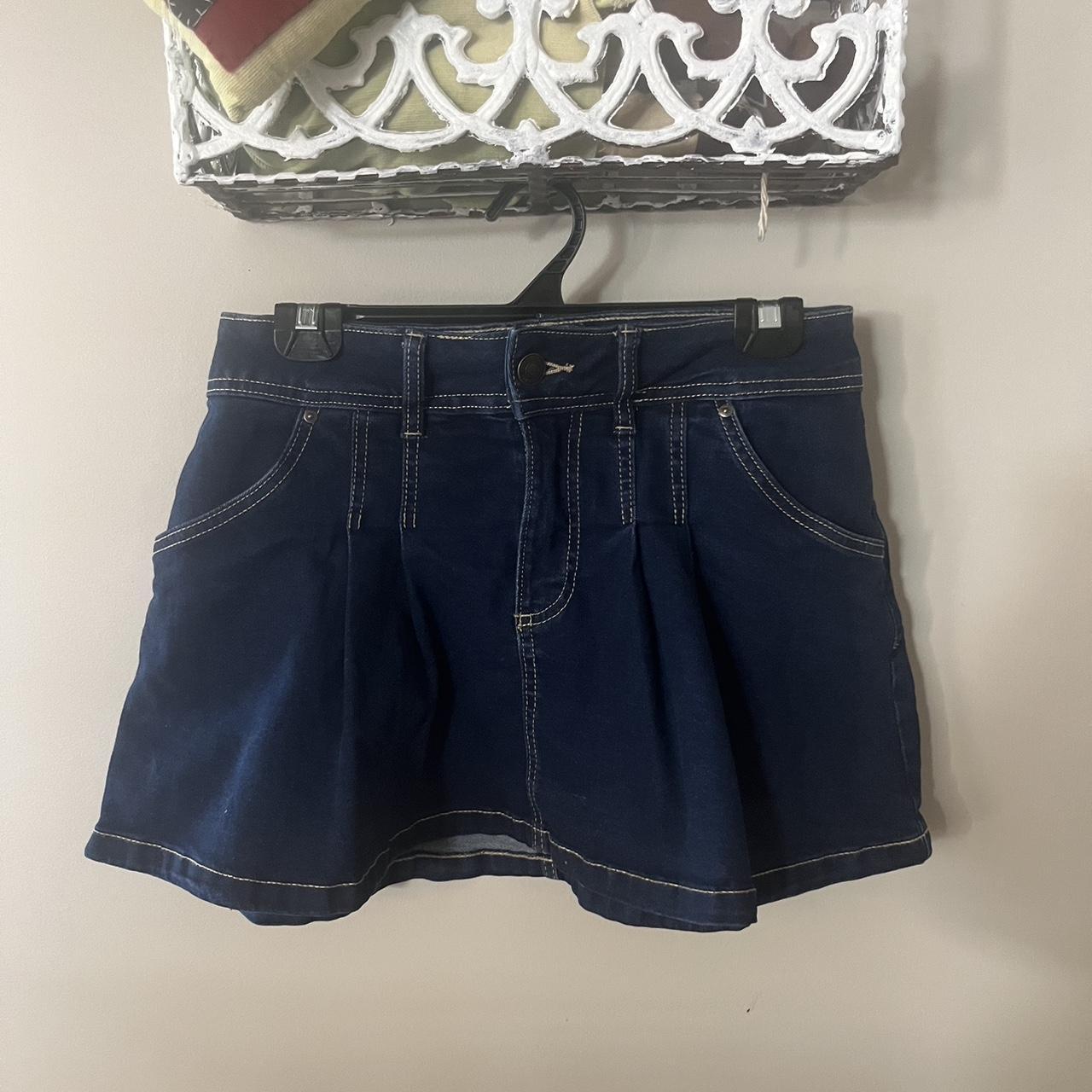 kmart-denim-skirt-size-8-depop