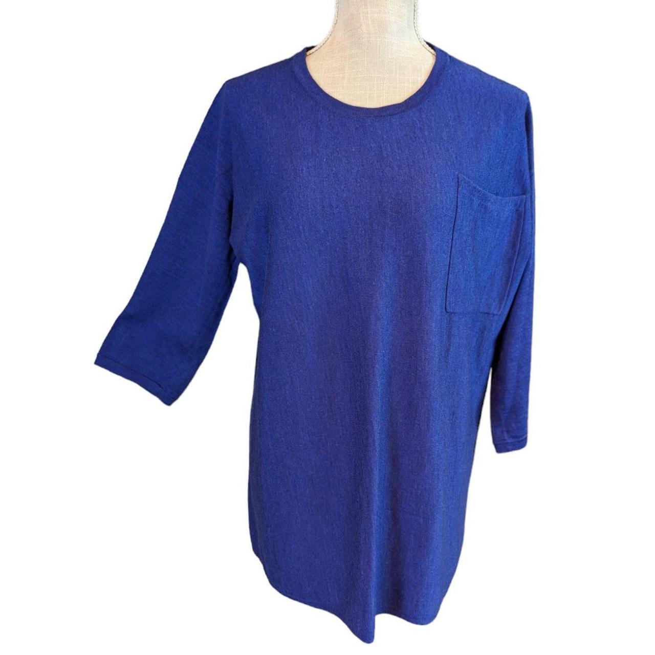 Eileen fisher blue on sale sweater