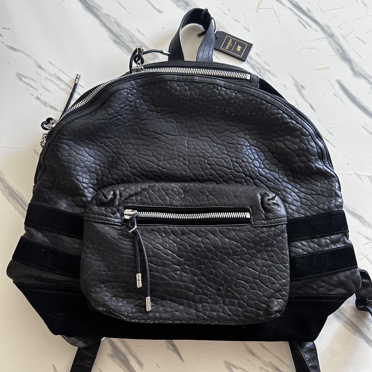 Balmain hot sale leather backpack