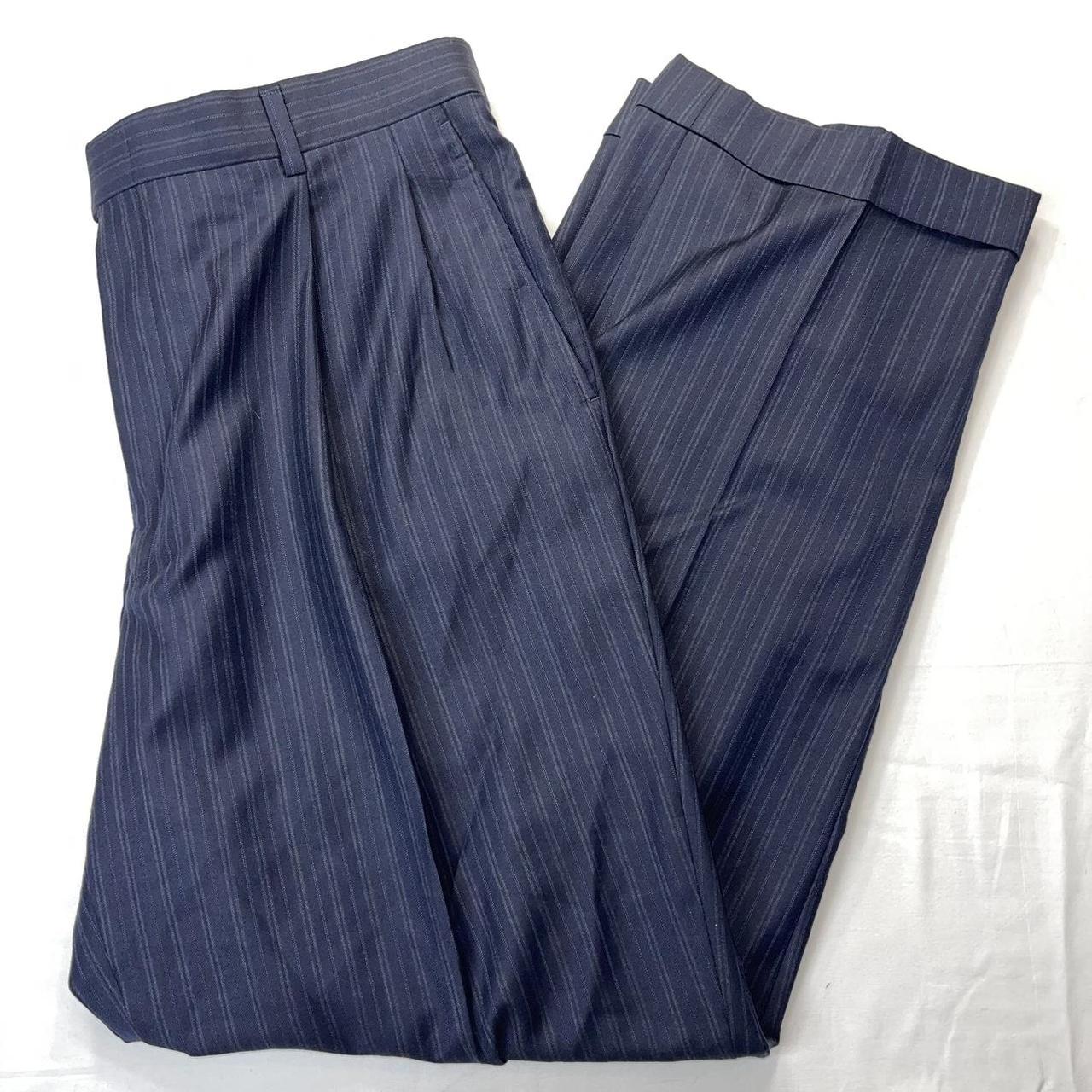 Hickey Freeman Honeyway Pleated Dress Pants Pleated - Depop