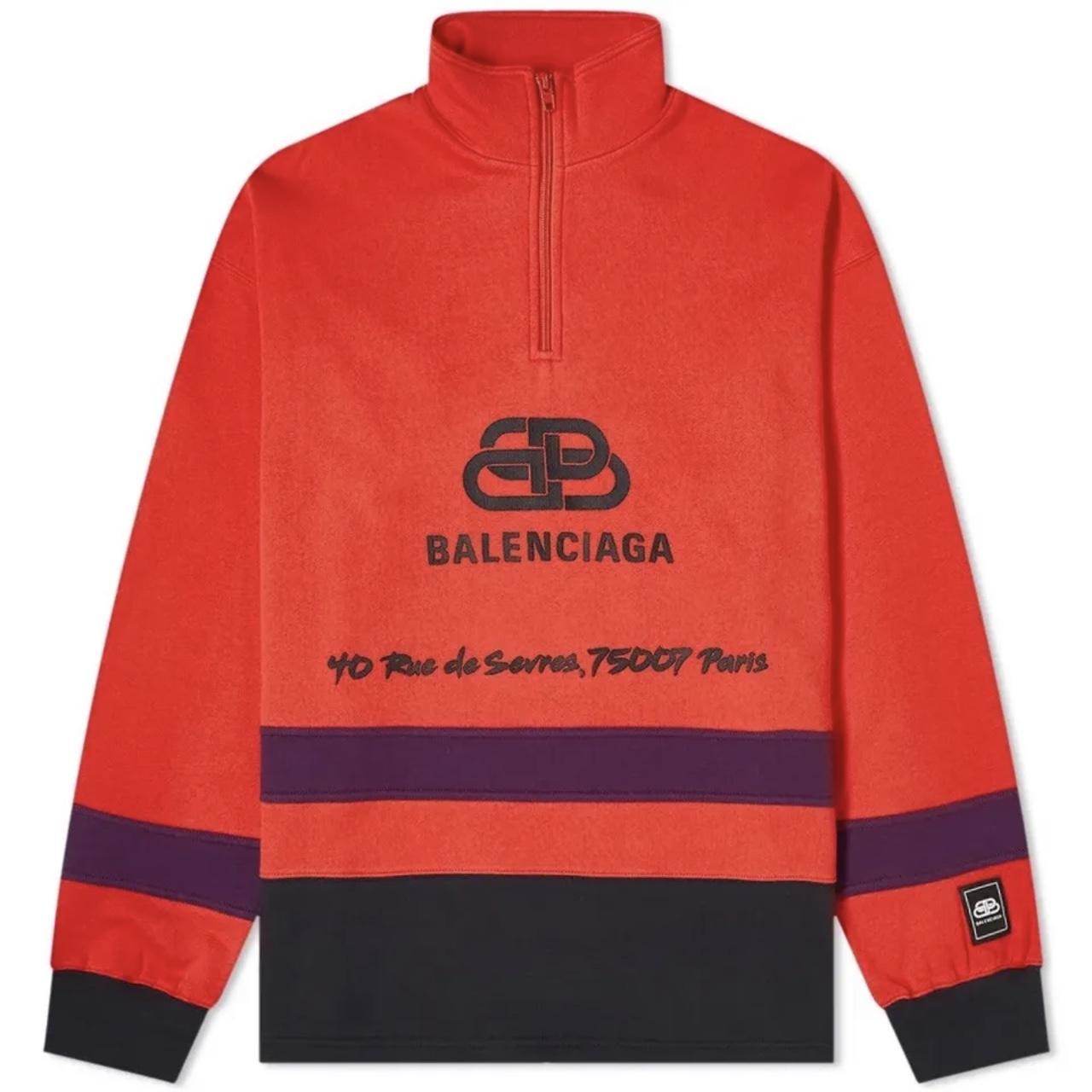 Balenciaga rive gauche funnel neck sweater. Worn