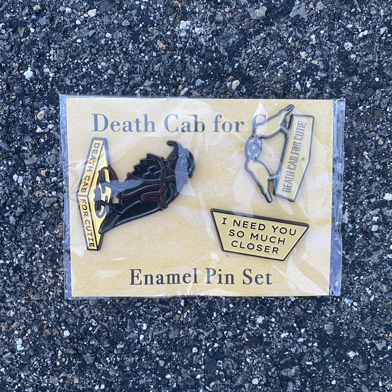 NWT 3 piece death cab for cutie 2023 tour pin set, | Depop NWT 3 piece death cab for cutie 2023 tour pin set, | Depop